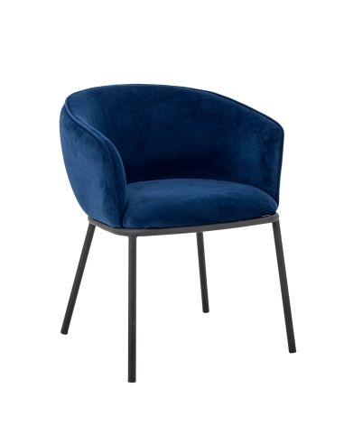 Chaise Cortone Bleue | Bloomingville | DecoenLigne