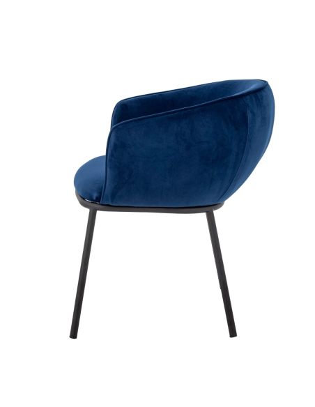 Chaise Cortone Bleue | Bloomingville | DecoenLigne