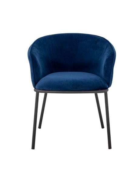 Chaise Cortone Bleue | Bloomingville | DecoenLigne