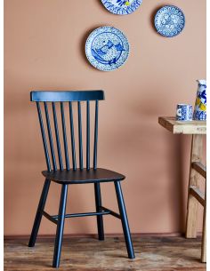 Chaise Mill Noire Bloomingville | Chaise design | DecoenLigne 2