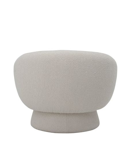 Fauteuil Ted Blanc Bloomingville | Fauteuil bouclette | DecoenLigne
