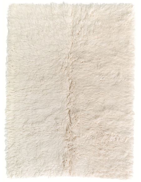 Tapis Kapra Écru en laine – Idaho Editions | DecoenLigne