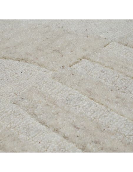 Tapis Arco rond en laine et viscose – Idaho Editions
