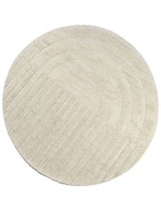 Tapis Arco rond en laine et viscose – Idaho Editions