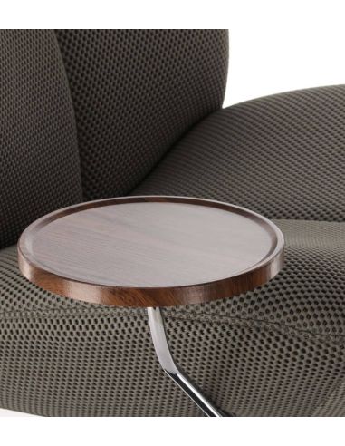 Fauteuil Nolan Gris avec tablette – Athezza