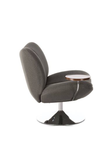 Fauteuil Nolan Gris avec tablette – Athezza