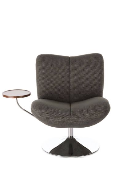 Fauteuil Nolan Gris avec tablette – Athezza