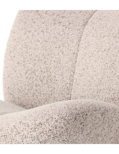 Fauteuil Nolan Beige Chiné avec tablette – Athezza