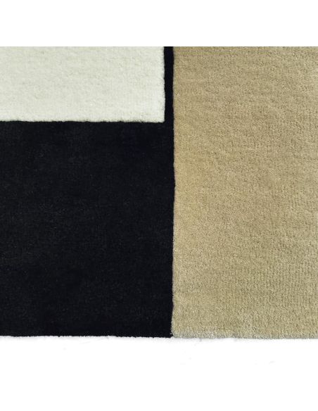 Tapis Strada Beige en laine – Edito | Tapis design