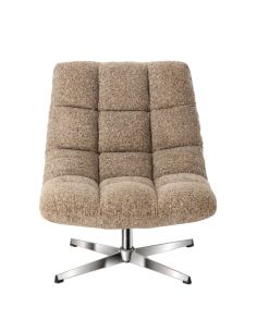 Fauteuil pivotant Montclar beige chiné | Athezza 2