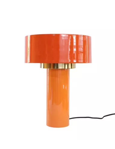 Lampe à poser Igli Orange – Athezza | DecoenLigne