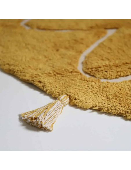 Tapis rond enfant Yva Mangue Nattiot en coton | DecoenLigne