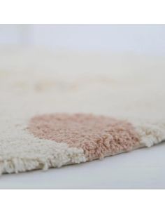Tapis rond enfant Gentle Flora en coton Nattiot | DecoenLigne 2