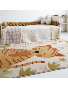 Tapis enfant Silly Tigre Nattiot 120 × 170 cm | DecoenLigne 2