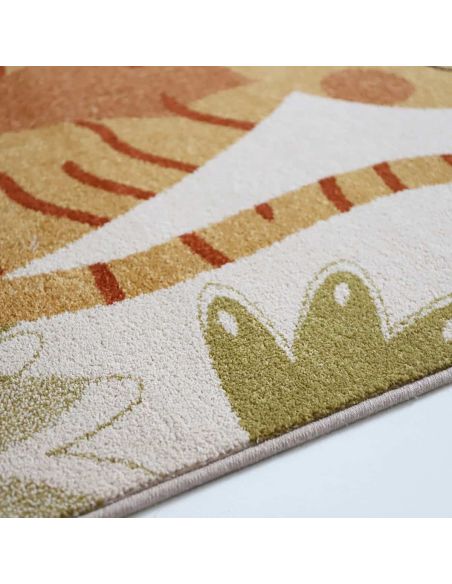 Tapis enfant Silly Tigre Nattiot 120 × 170 cm | DecoenLigne