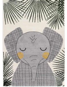 Tapis enfant Junko Elephant Nattiot | DecoenLigne