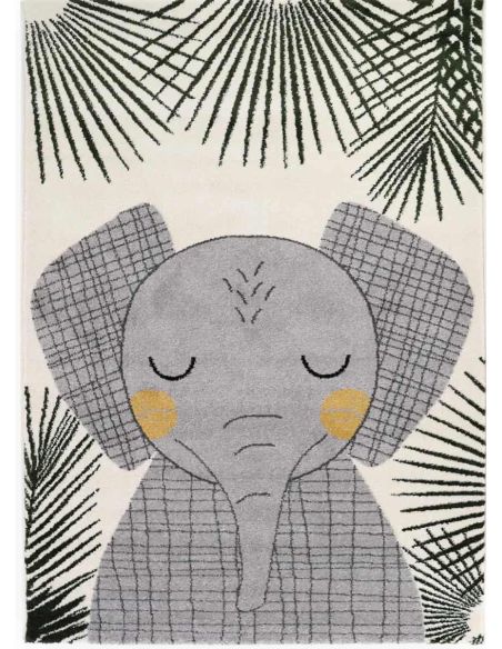 Tapis enfant Junko Elephant Nattiot | DecoenLigne