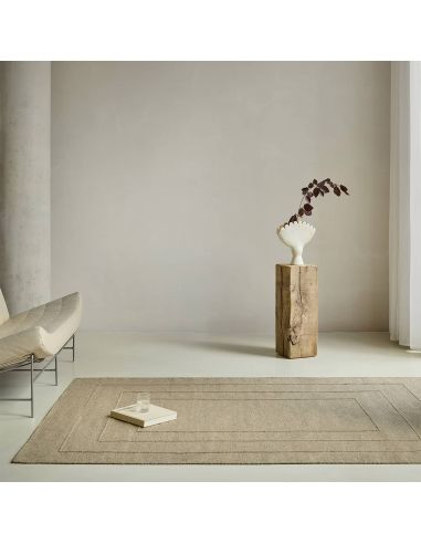 Tapis Border Natural en laine Brink & Campman | DecoenLigne