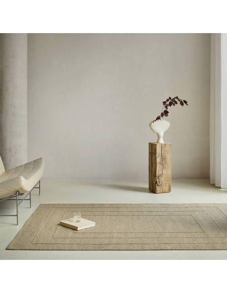 Tapis Border Natural en laine Brink & Campman | DecoenLigne