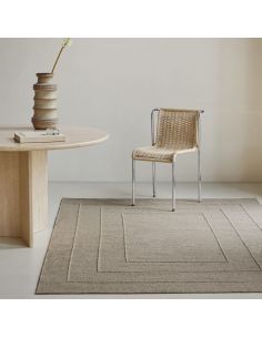 Tapis Border Soft Taupe en laine Brink & Campman | DecoenLigne 2