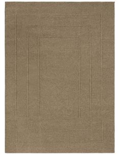 Tapis Border Fur Brown en laine Brink & Campman | DecoenLigne