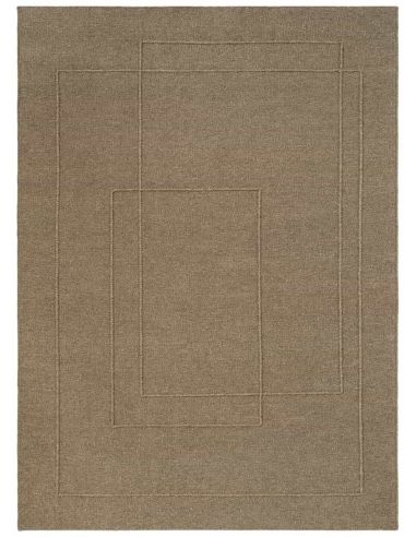 Tapis Planes Fur Brown en laine Brink & Campman | DecoenLigne