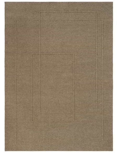 Tapis Planes Fur Brown en laine Brink & Campman | DecoenLigne