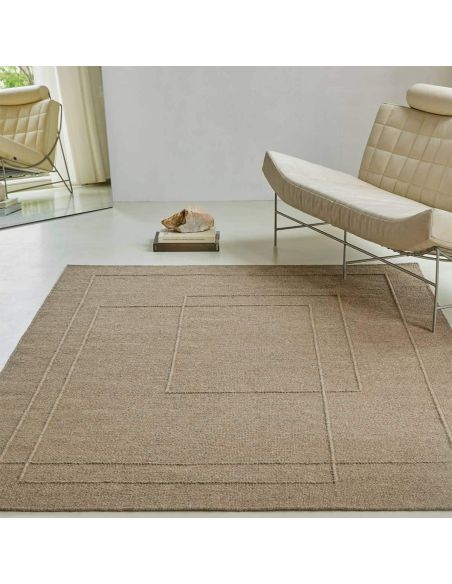 Tapis Planes Fur Brown en laine Brink & Campman | DecoenLigne