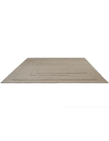 Tapis Planes Soft Taupe en laine Brink & Campman | DecoenLigne