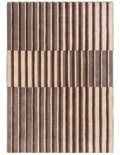 Tapis Decor Pilar Taupe en laine Brink & Campman | DecoenLigne