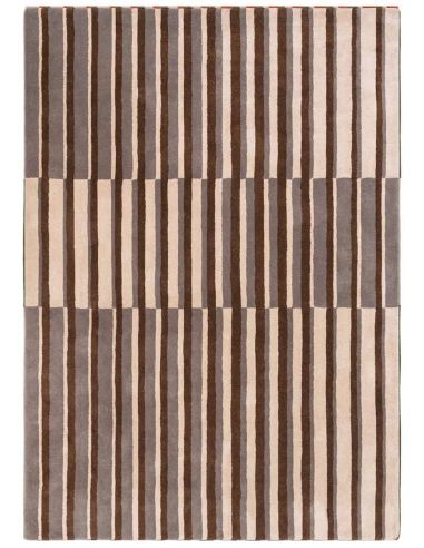 Tapis Decor Pilar Taupe en laine Brink & Campman | DecoenLigne