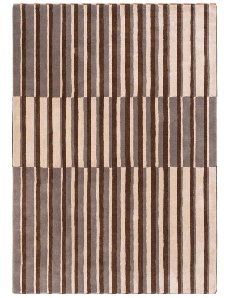 Tapis Decor Pilar Taupe en laine Brink & Campman | DecoenLigne