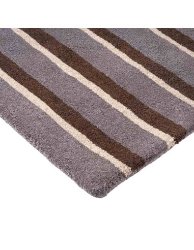 Tapis Decor Pilar Taupe en laine Brink & Campman | DecoenLigne