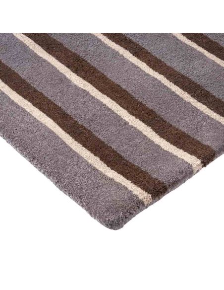 Tapis Decor Pilar Taupe en laine Brink & Campman | DecoenLigne