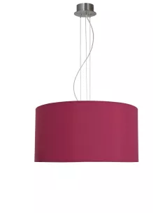 Suspension Tambour framboise - Lustres Design