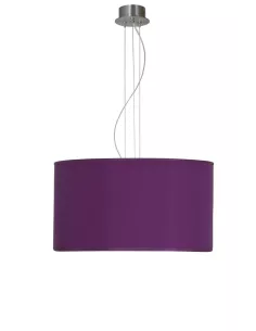 Suspension Tambour violet - Lustres Design