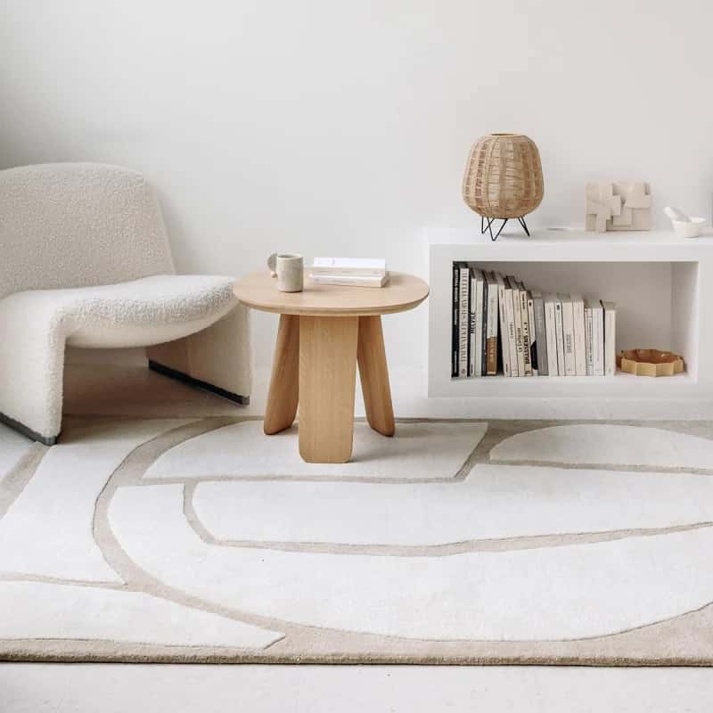 Fabrication artisanale d'un tapis tufté à la main