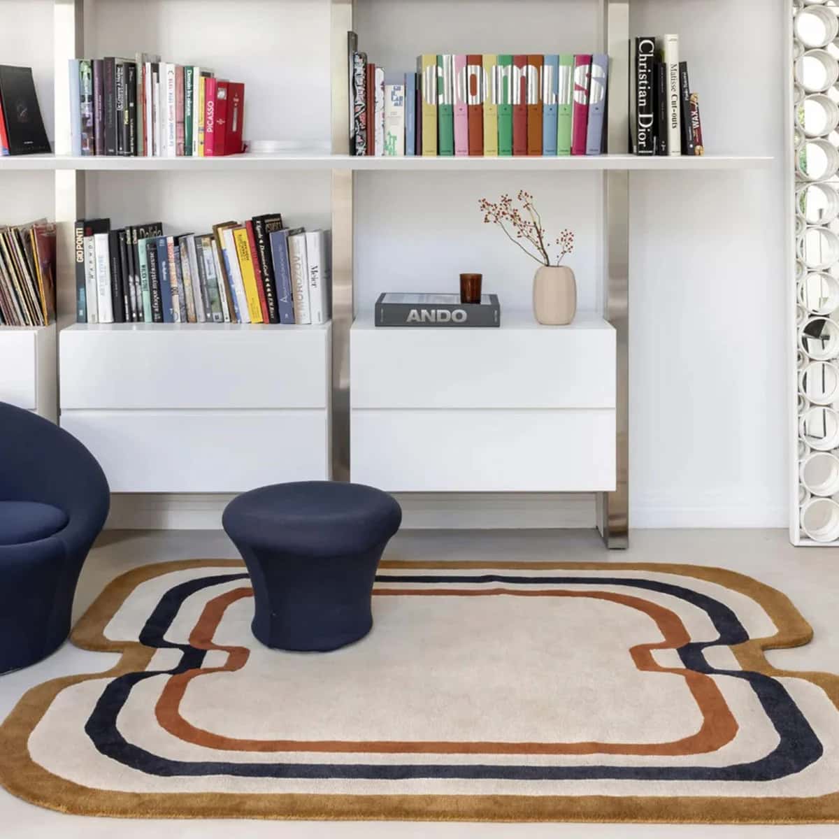 Tapis Edito Paris au design contemporain dans un intérieur élégant